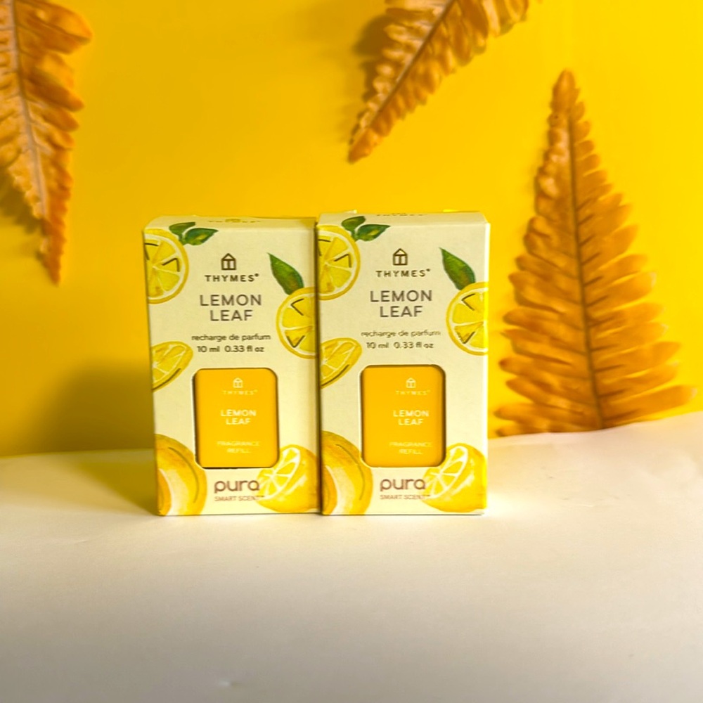 Thymes Lemon Leaf Pura Smart Home Plug-in Diffuser Refills - Pack of 2 - Picture 2 of 8